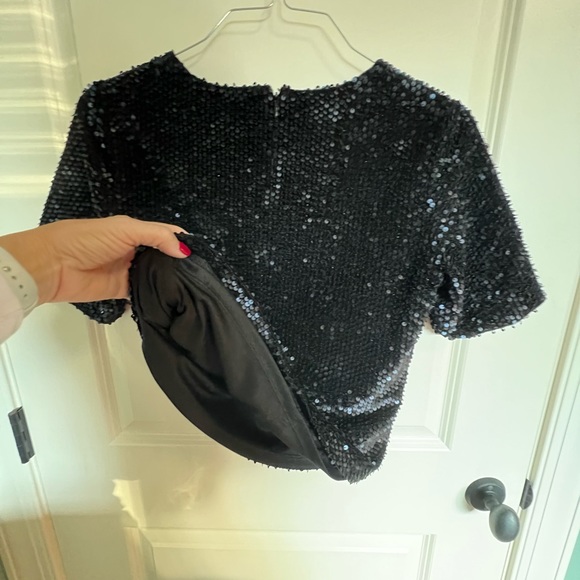 Ann Taylor fitted sequin top - Picture 3 of 6